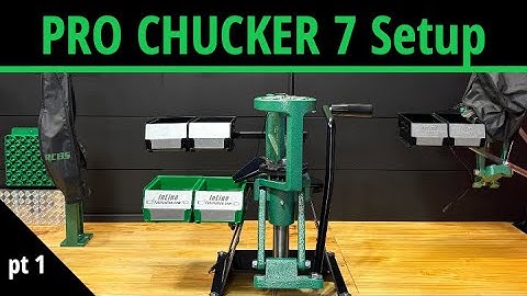 RCBS Pro Chucker 7 Eerste installatie Pt 1