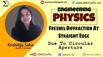 Fresnel Diffraction At Straight Edge  -  Due To Circular Aperture