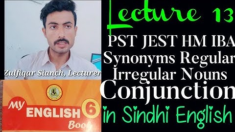 Job Preparation |PST JEST HM IBA| Synonyms|Conjunction|Irregular & Regular Singular Plural|VI Class