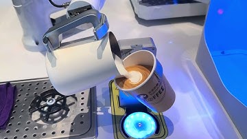 Robot barista,robot latte art