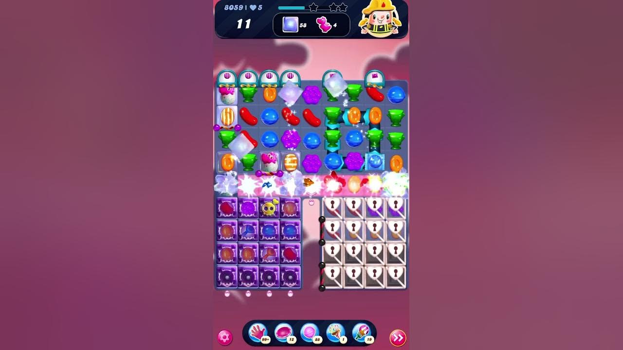 8059 candy crush saga level 8059 walkthrough youtube