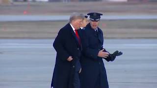 RALLY TIME: President Trump Air Force One to Ohio for KAG Rally