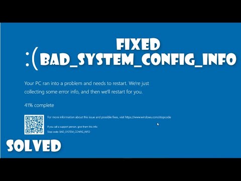 Bad system config info. Bad System config. Ошибка Bad System config. Код ошибки Bad System config info.