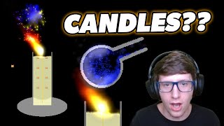 NUCLEAR CANDLES in The Powder Toy!