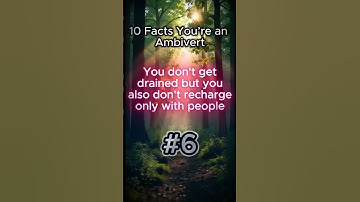 10 Facts You’re an Ambivert | Are You One? #shorts #shortsvideo #youtubeshorts