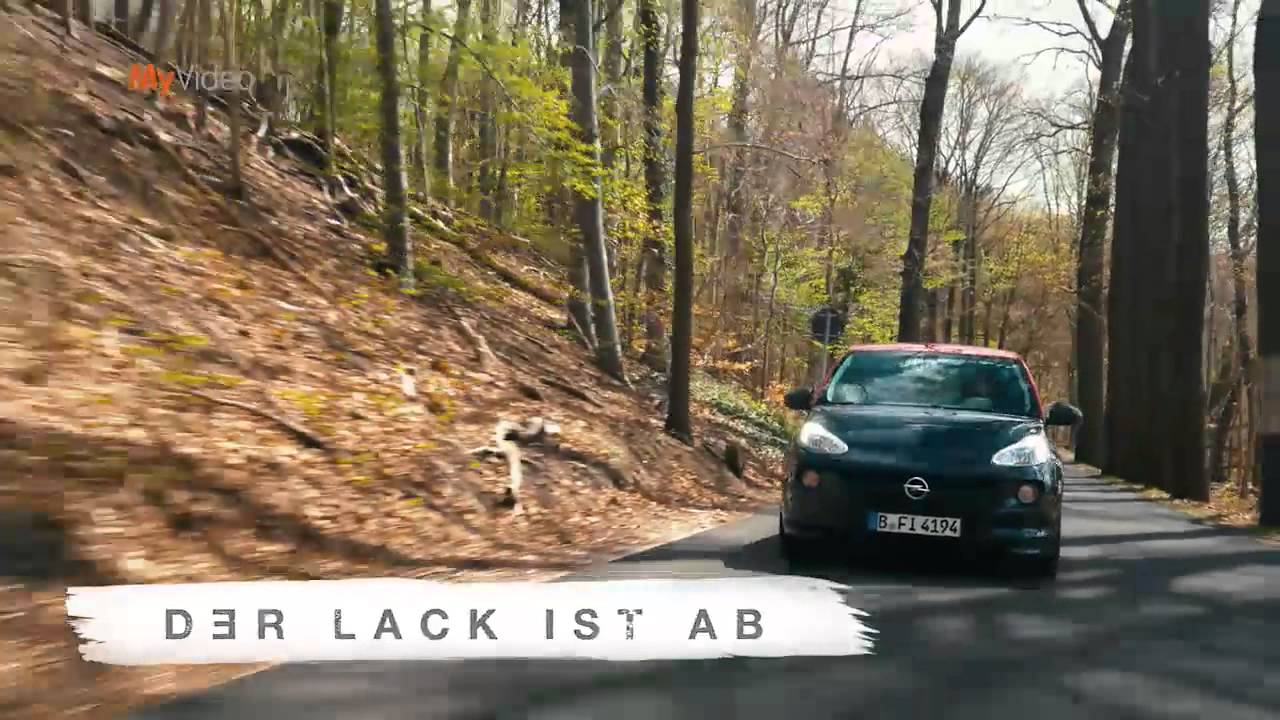 Der Lack Ist Ab Opel Adams Youtube
