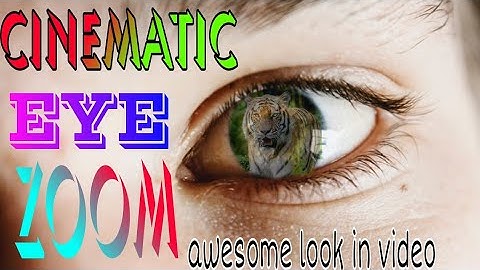 Cinematic Eye Zoom Transition in Kinemaster//Unique Edite.