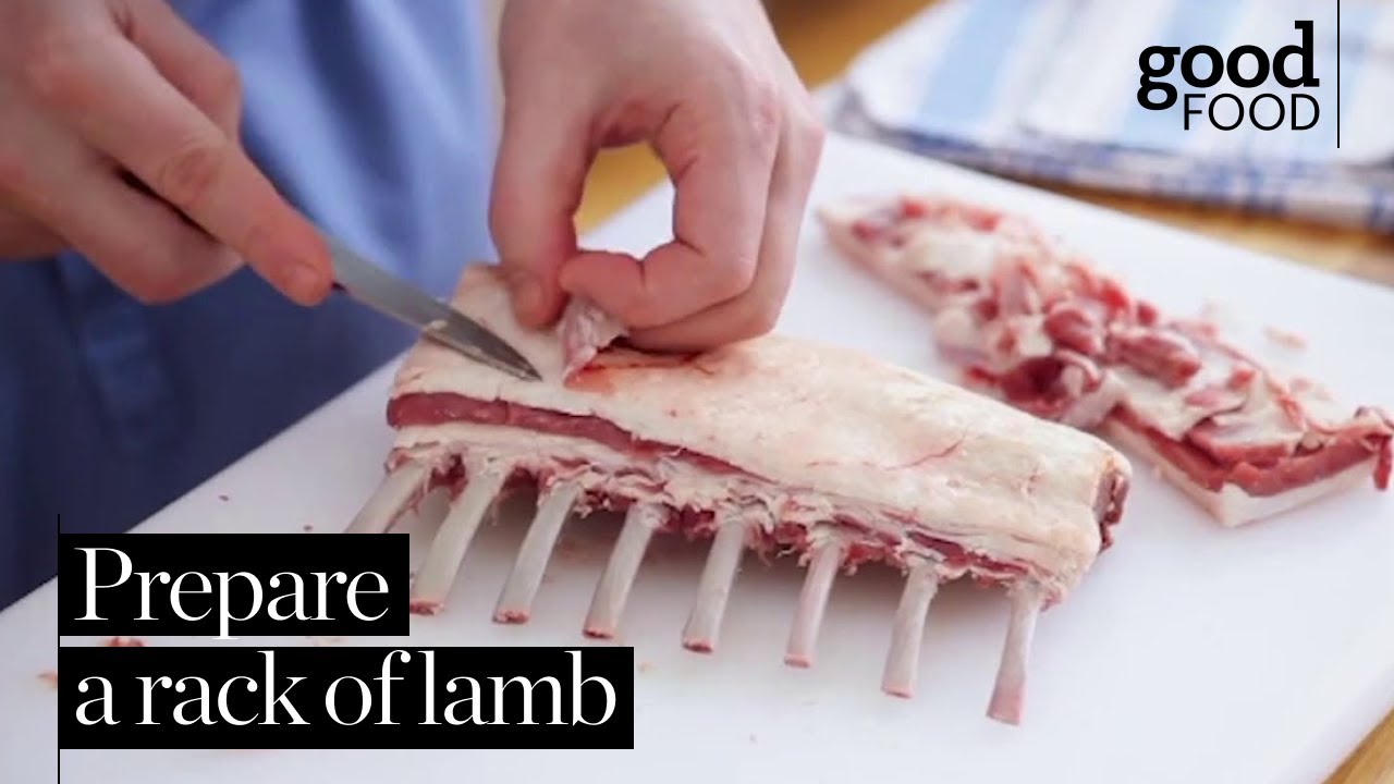 How to prepare a rack of lamb - BBC Good Food