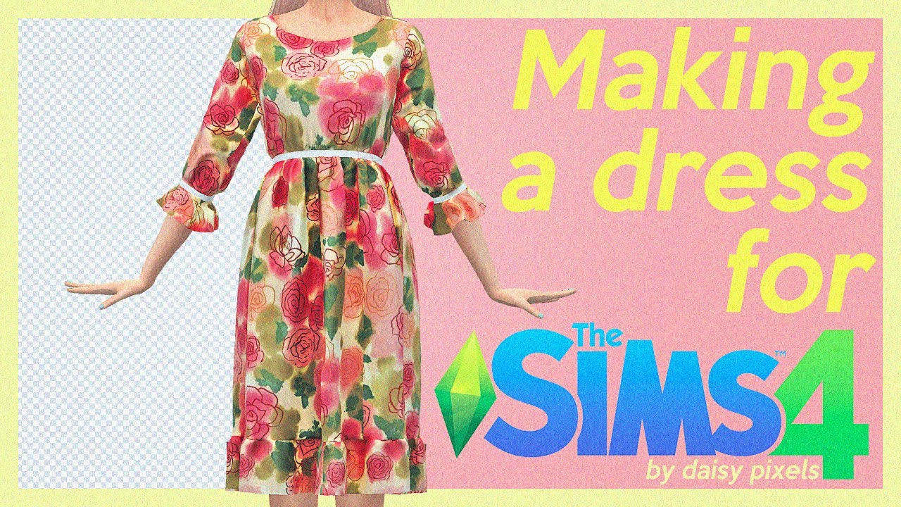 Making a Dress for The Sims 4 💕 (Marvelous Designer) YouTube