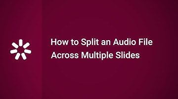 How to Split an Audio File Across Multiple Slides