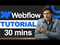 Webflow Tutorial 2024 (Make A Professional Website As A Beginner)