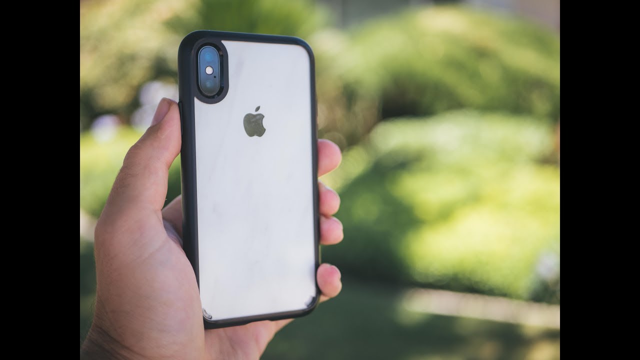 iPhone X Spigen Ultra Hybrid dBrand Marble Skin Review! 