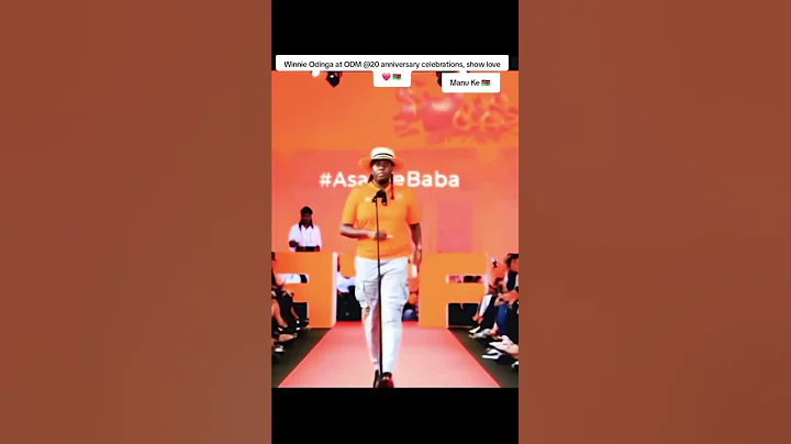 Winnie Odinga at ODM @20 anniversary celebrations, show love❤️🇰🇪#raila #winnie #odm #kenyapresident