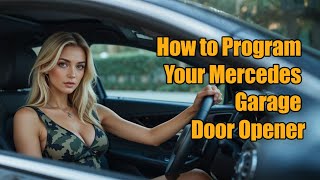 How to Program Your Mercedes-Benz Garage Door Opener in a  (Step-by-Step Tutorial)