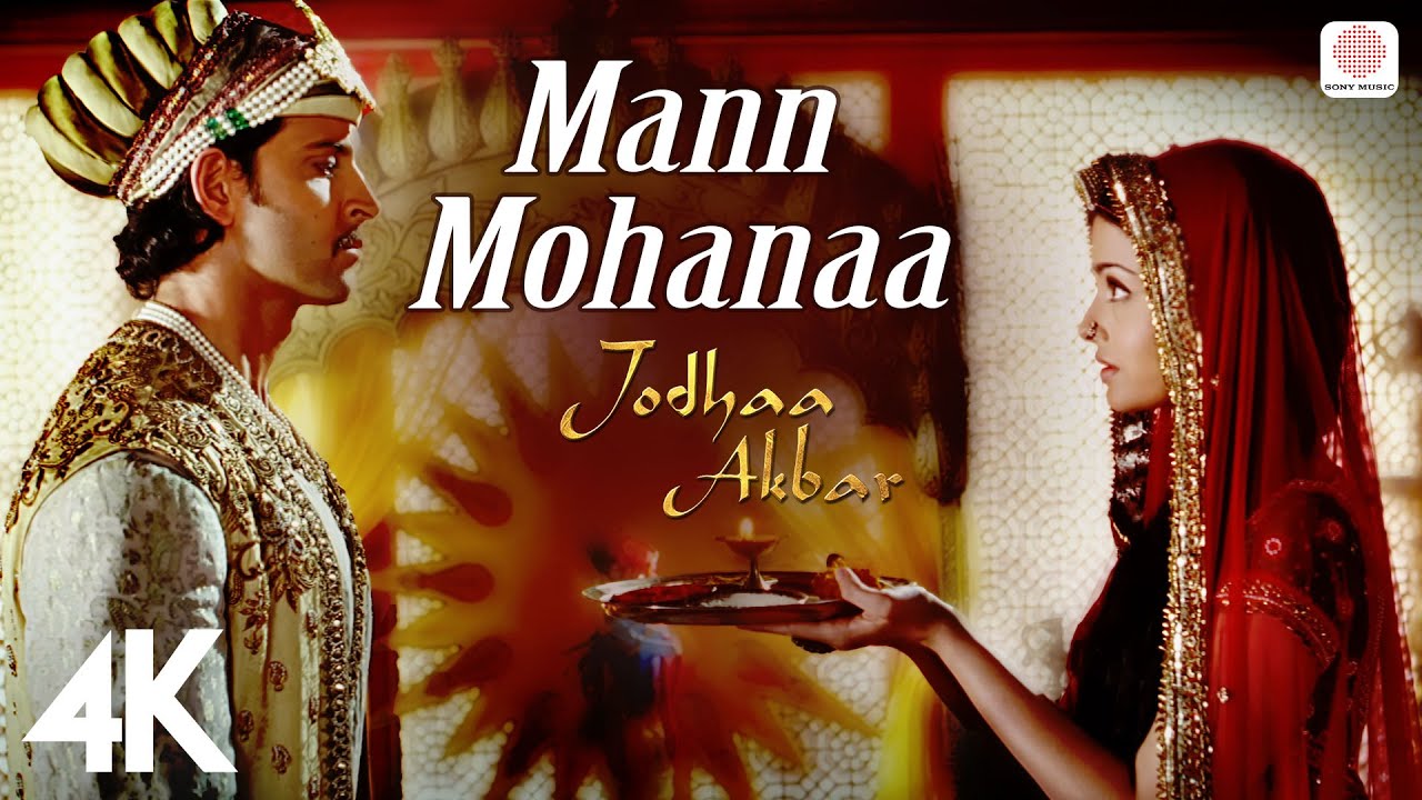 Mann Mohanaa 4K Video  Jodhaa Akbar  A R RahmanHrithik RoshanAishwarya RaiBela Shende