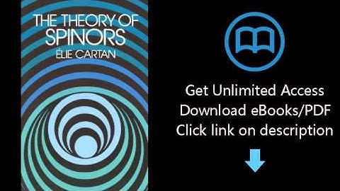 Download The Theory of Spinors (Dover Books on Mathematics) PDF