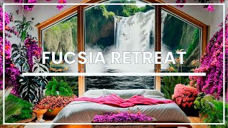 CAFÉ VIBES | Tropical Retreat with waterfalls | Bossa Nova Fusion