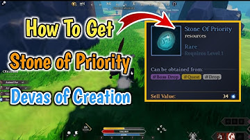 How To Get Stone of Priority In Devas of Creation Roblox | Stone of Priority Location