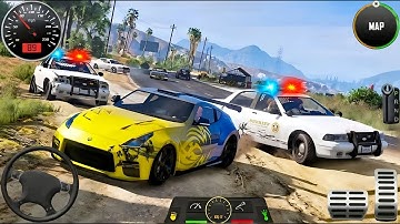 Police Car Chase Simulator 3D Game - Real Cop Cars Driving Simulator 2025 - Android GamePlay