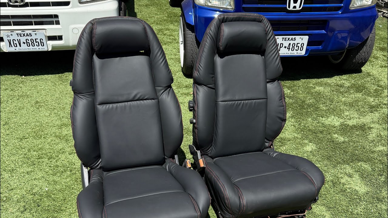 1990-1996 Nissan 300zx seat upholstery DIY. Under 300 bucks. Full