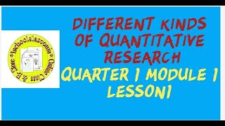 Practical Research 1 Quantitative Research Quarter 1 Module 1 Lesson 1 (Q1M1L1)