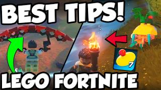 BEST LEGO FORTNITE TIPS AND TRICKS! Ultimate Lego Fortnite Guide!