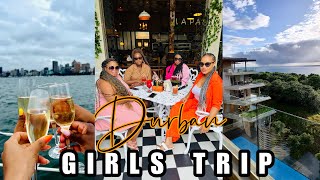 GIRLS TRIP IN DURBAN VLOG: BOAT CRUISE | LUNCH \& DINNER DATES | NIGHTS OUT | SOUTH AFRICAN YOUTUBER