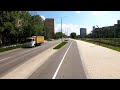 ⁴ᴷ⁵⁰ Cycling Moscow: from Streshnevo MCC and Train Station to Ulitsa Kosmonavta Volkova (Street)