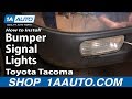 How to Replace Parking Light 2001-04 Toyota Tacoma