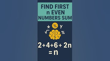 Find First n Even Numbers Sum Easily | Math Trick In Gujarati | Infinity Brilliance  #mentalmath