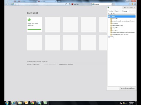 How to Check History in Internet Explorer® 10 on Windows® 8