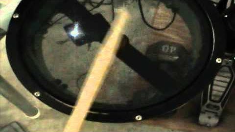 E-drum trigger light prototype