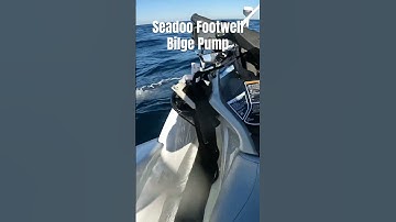 Seadoo Footwell Bilge Pump #jetskifishing #seadoofishpro #seadoo #seadoolife