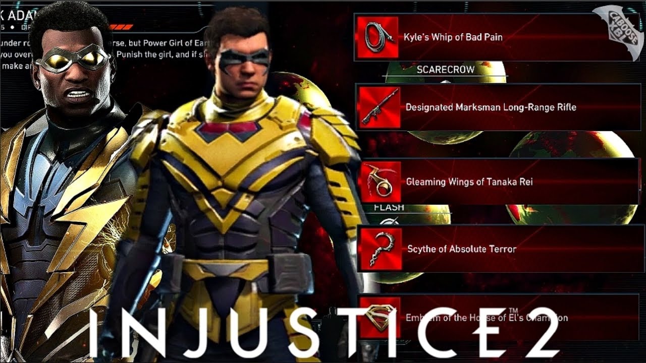 injustice 2 cuwtome gear player 2