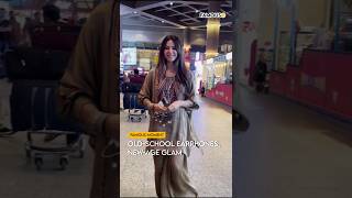 Old-School Earphones, New-Age Glam #SonamBajwa #DesiStyle #EffortlessCharm #StyleIcon #famoustv