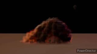 Boom Explosion test smoke simulation