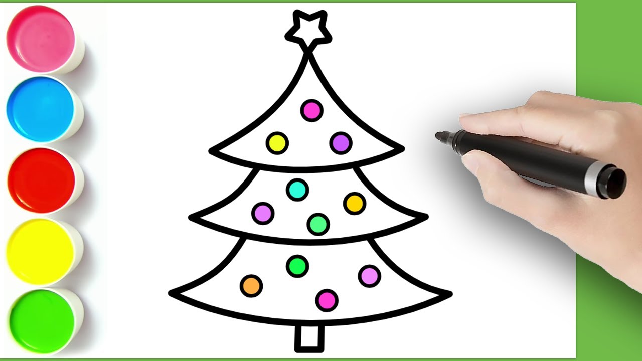 How to Draw Christmas Tree - Christmas Drawings - Easy Drawings for ...