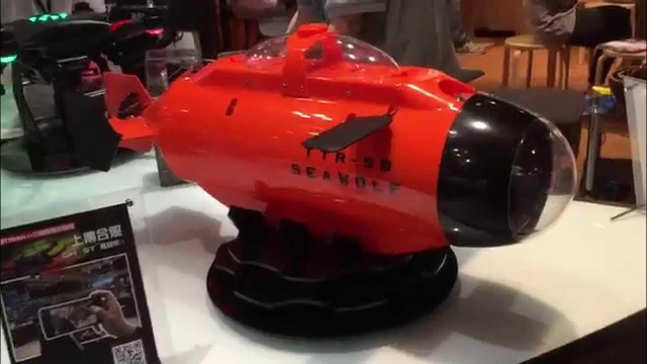 TTRobotix store at Taipei with Seawolf GoPro FPV RC Submarine - YouTube