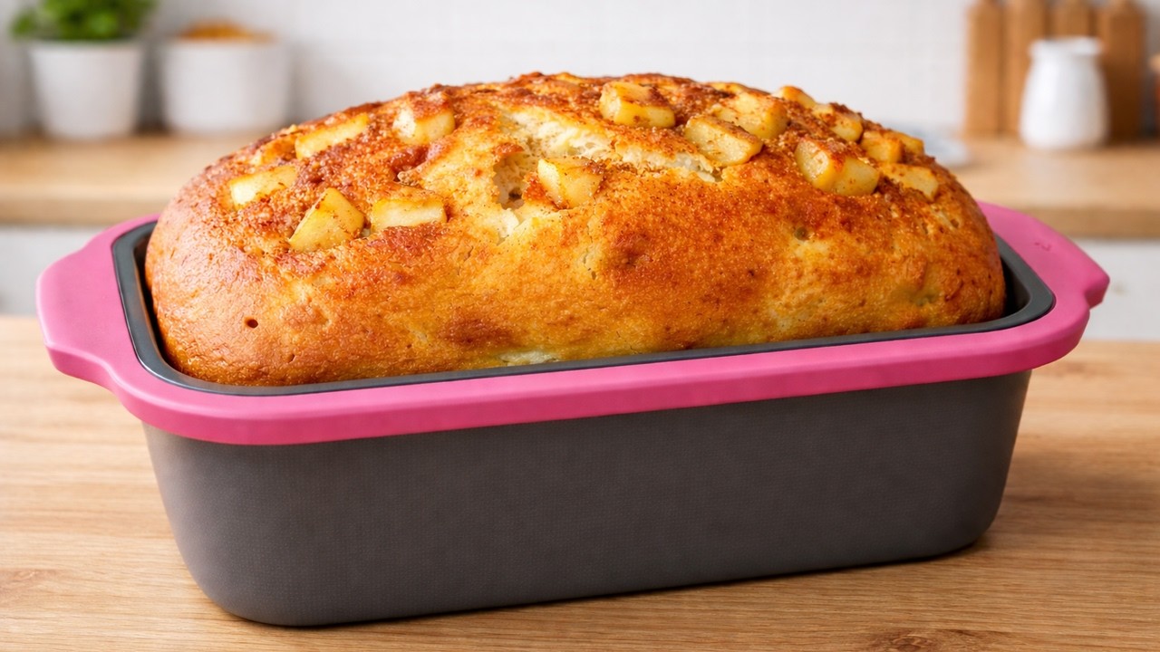 Бабушкин пушистый ЯБЛОЧНЫЙ КЕКС с 2 яйцами за 8 минут! Тает во рту! легкий рецепт!