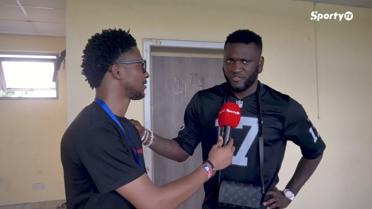 Boniface, Omeruo, Alozie speak to SportyTV at Asisat Oshoala Celebrity All-Star Charity Match 🇳🇬