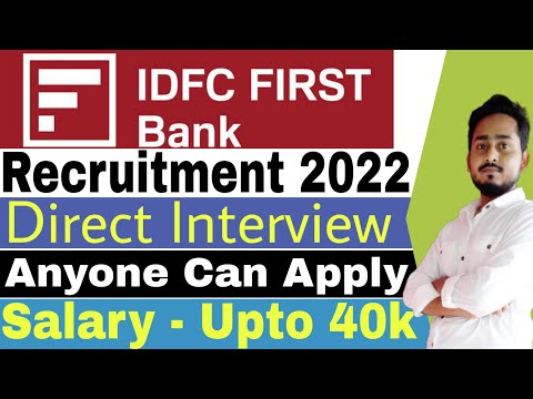 IDFC First Bank Recruitment 2022|IDFC Bank Career|Private Bank Jobs|ICICI Careers|Axis Bank Career