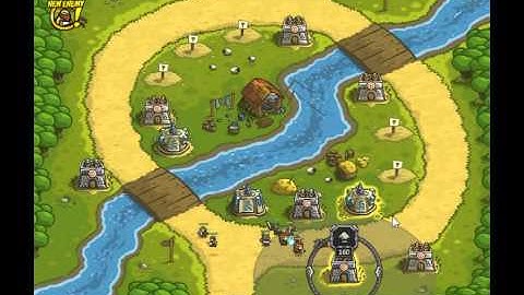 Kingdom Rush Walkthrough Level 4 (Difficulty: Normal)