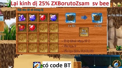 Làng Lá Phiêu Lưu Ký | ZXBorutoZsam YoLo vũ khí 13 tỉ lệ 25% - Mua 12m bac bee giá 1m | HTC game