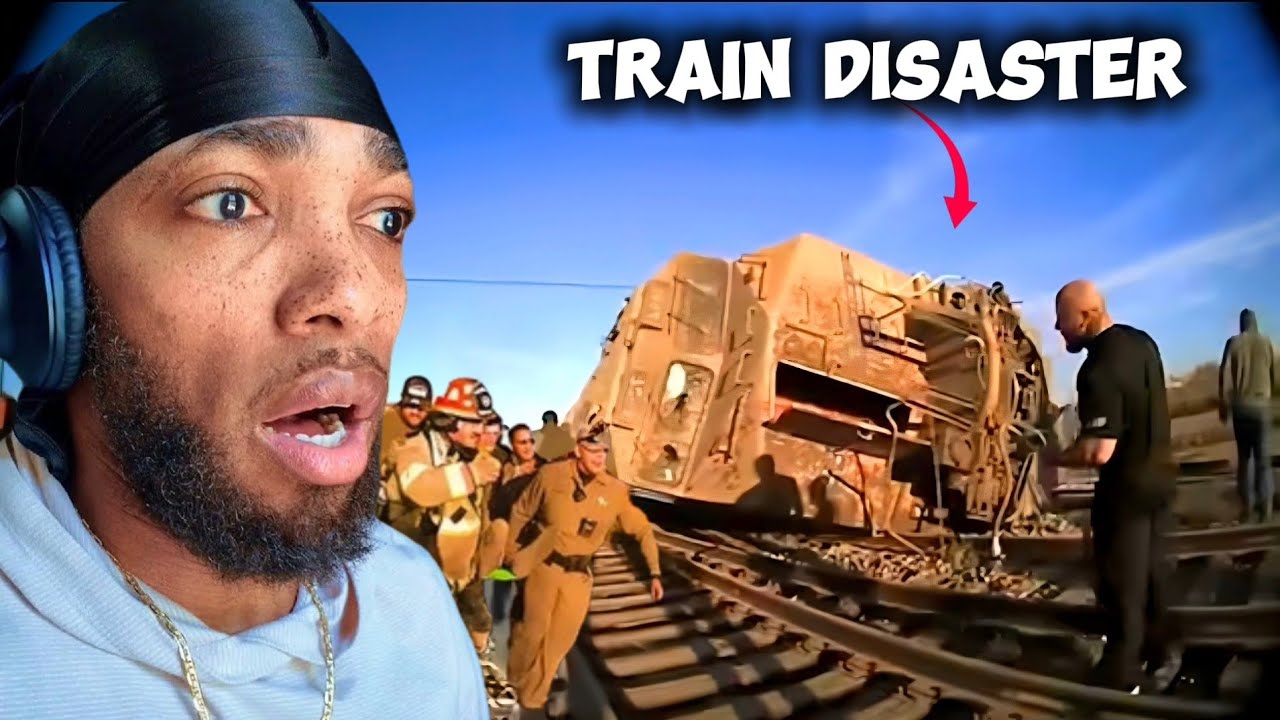 Смертельная железнодорожная катастрофа: полиция спешит на место происшествия.