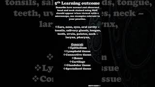 IBMS Specialist portfolio: Head & neck histology Learning outcome 5 #Shorts News