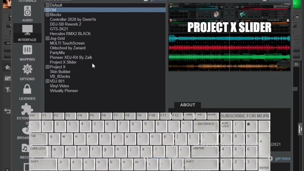 Virtual Dj Tutorial keyboard mapping for secondary Keyboard scratches