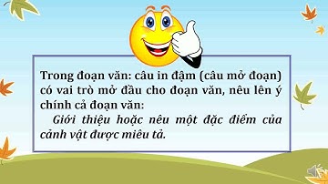 LỚP 5 TUẦN 7 TLV  LUYỆN TẬP TẢ CẢNH TIẾT 1