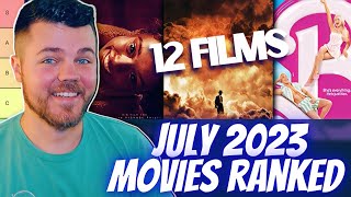 Best and Worst Movies of July 2023 RANKED (Tier List)