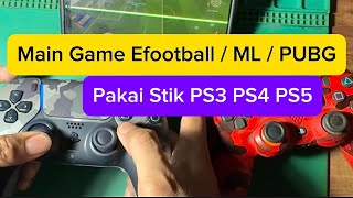 Cara main game android  Efootball / Mobile Legend / PUBG pakai Stick PS3 PS4 PS5 screenshot 5