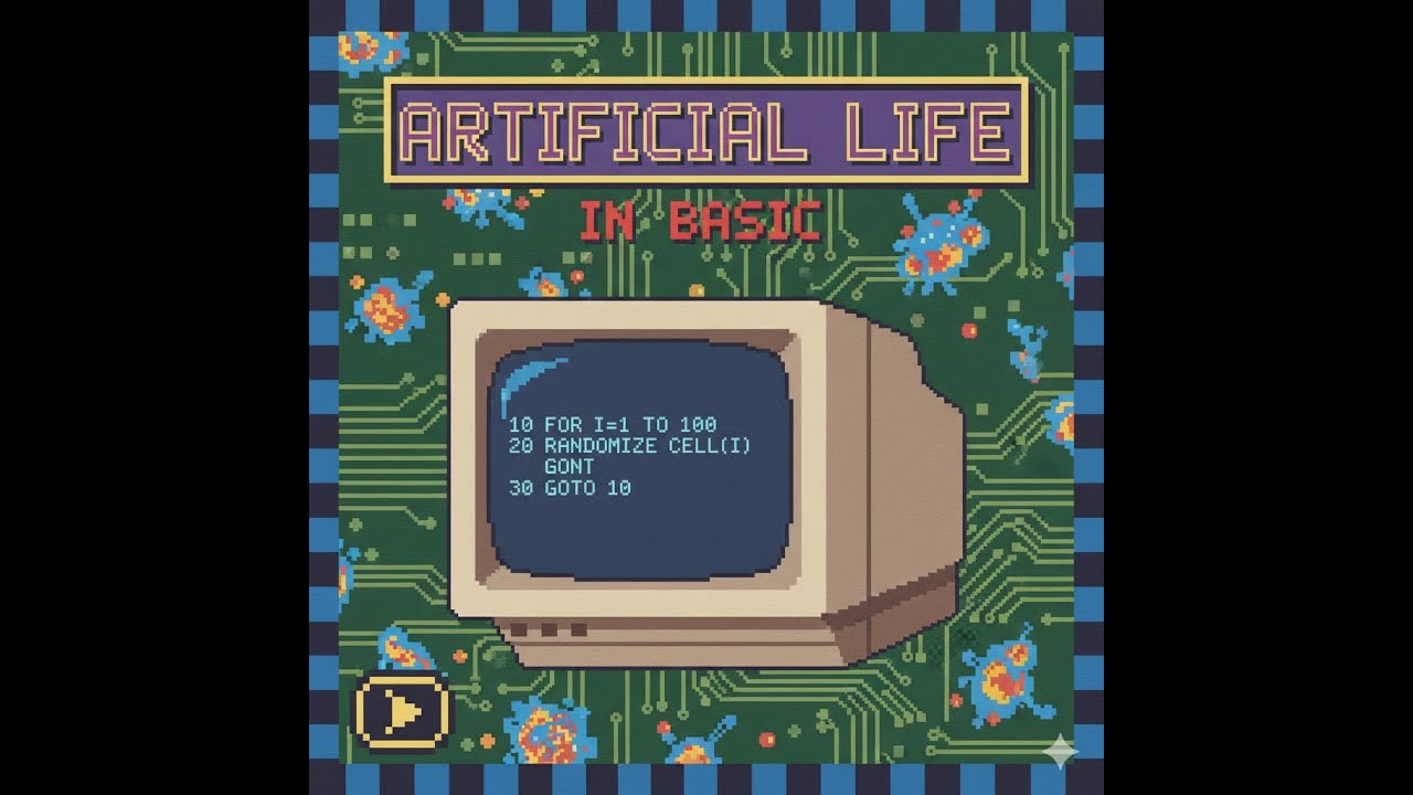 How to create artificial life from simple BASIC rules - BASIC Hacking - 19 